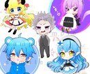 ちびキャラミニキャラ書きます 修正無制限★ゲームやYouTubeのアイコンにいかがですか？ イメージ4