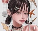 可愛い厚塗りイラストを制作します SNSやアイコンにお使いいただけます!! イメージ2