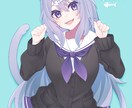 キラキラなイラスト制作いたします 一枚絵/アイコン/グッズイラスト等様々な用途に対応いたします イメージ4