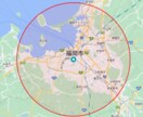 商圏のマップ作成します あなたの商圏を見える化しませんか？ イメージ1