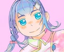 一律 1500円！水彩風のSNSアイコン描きます 一律1500円でSNSで使えるアイコンのイラストを描きます イメージ1