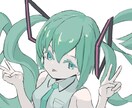 雰囲気のいいキャライラストを描きます 動画のサムネやMVにおすすめ！アイコンやキャラデザも可能！ イメージ2