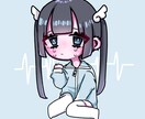 デフォルメのかわいらしいアイコンを描きます キラキラしたゆるいキャラクターを描きます！ イメージ3