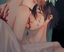 サムネ差別化！雰囲気あるオシャレなイラスト描きます アーティスティックから耽美まで！個性的なご希望叶えます！ イメージ8