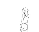 シンプルな線画イラストを描きます あなたの写真がイラストになりますご自由にお使いください イメージ1