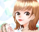 映える似顔絵アイコン描きます 写真を元にあなただけのアニメ風アイコン！ イメージ2