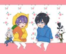 ちびキャラで夢絵！アイコン描きます あなただけの可愛いちびキャラ描きます！ イメージ5
