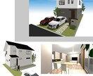 広告用に内覧パース・外観パース図を作成します マイホ-ムの完成イメ-ジを分かりやすくお客様へ提案 イメージ1