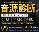 現役ボイストレーナーが歌を音源診断します 現役講師が課題と改善方法を分かりやすく解説 イメージ1