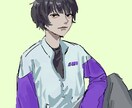 SNSアイコン用のイラストを制作します ラフで雰囲気のあるイラストを描きます イメージ4