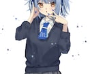 可愛い^ᴗ.ᴗ^♡➕厚みのあるイラストを描きます 厚塗りが多いですがアニメ塗りも可能でございます！ イメージ9