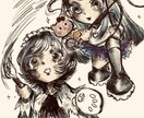 あなたのオリジナルキャラクターをデフォルメします イメージだけでもOK！キャラの魅力を手描き風イラストで！ イメージ2
