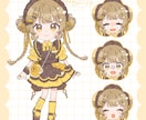 可愛さいっぱいのアイコンや立ち絵、1枚絵を描きます 女の子が得意です！ミニキャラもできます！商用利用◎ イメージ6