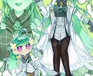 可愛い立ち絵とミニキャラを描きます 背景は指定もお任せも大丈夫です イメージ3
