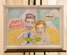 手書きにこだわり★気持ちのこもった似顔絵かきます お誕生日や記念日、ｳｪﾙｶﾑﾎﾞｰﾄﾞも◎必ず喜ばせます‼︎ イメージ1