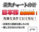 日本株ラクラク検索！複雑な条件で検索できます 条件を伝えるだけでOK！簡単スクリーニング イメージ1