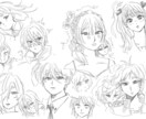 格安で個性豊かなイラストを提供します SNSのアイコンや配信画面のイラストお客様に合わせてのお取引 イメージ3