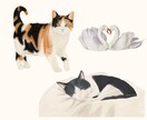 温かみのあるペットや動物のイラストを描きます リアルで温かみの温かみのある水彩イラスト イメージ2