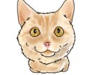 猫のイラスト描きます 猫ちゃんを2頭身にデフォルメして可愛く描いています イメージ2