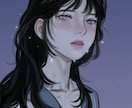 リアルで儚い厚塗りイラストを制作します SNSアイコンや配信用サムネにも！お手頃な価格で提供します イメージ6