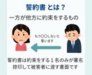 夫婦間・男女間の約束事を誓約書に致します 経験を積みたいのでお安く、丁寧に対応します！ イメージ3