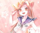 全身イラスト描きます 背景透過、ポージング指定自由でキャラクターのイラスト描きます イメージ3