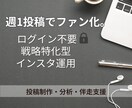 Instagramの戦略設計と制作を伴走します 代行業者で一度失敗した方のためのリベンジ運用。 イメージ1