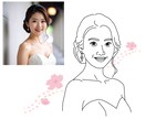スタイリッシュな線画の似顔絵制作いたします お気に入りの写真をベースにトレースさせていただきます イメージ4