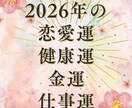 2026年のあなたの運勢を鑑定します 四柱推命、九星気学、タロットカードを駆使して占います イメージ4