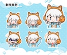 SDミニキャスイラストをかわいく描きます ポップでかわいいちびキャライラスト♪♪♪ イメージ5