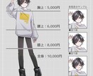 最短3日！個性豊かな立ち絵を制作いたします 人外から獣人まで幅広く受け付けております！ イメージ2