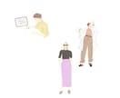 商用利用OKリラックス感のあるイラスト描きます おしゃれでリラックス感のある雑誌風のイラスト イメージ2