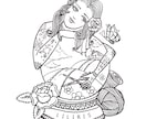 ポップでアメリカンな手描きメインのロゴを作ります 【修正無制限】聞き取り→ラフ→方向合せを何回もするので安心♪ イメージ10