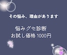 いつも同じことで悩む理由が分かる1テーマ診断します その悩み、理由があります。思考のクセを知って解決しよう イメージ1
