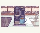 お好みの一枚絵をお描きします ポップで元気なイラストをお描きします！ イメージ6