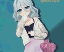アニメ塗りふわっとやわらかいイラスト作成します 歌ってみたイラスト　アイコン　ヘッダーなどにどうぞ‼︎ イメージ7