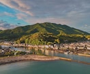 田舎の風景写真・動画を撮影します 海と山の距離が近い田舎暮らしの風景を提供できます イメージ1