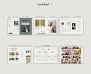 洋書UNION風プロフィールブックが作れます 【Canva対応】結婚式プロフィールブック雑誌風テンプレート イメージ3