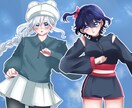 うたってみたサムネイルや立ち絵作成いたします 目を引くサムネイル、MV映えする立ち絵を誠心誠意作成します イメージ5