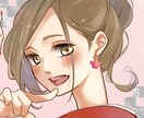 可愛い女性のアイコンイラスト描きます ぱっと目を惹く表情の女性を心を込めてお描きします！ イメージ7