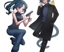 TRPG等に使える商用利用可の立ち絵を描きます スピーディーな納品が可能です！無料の表情差分つき！ イメージ3
