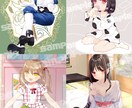 女の子中心！用途に合わせたイラスト制作いたします Vtuberや歌い手などの活動者様におすすめです！ イメージ8