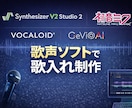 歌声ソフトで自然な歌入れをします 仮歌・歌ってみた/即日納品相談OK／歌入れ専用 イメージ1