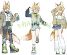 実績募集価格！立ち絵イラスト作成いたします 先着1名様限定！立ち絵基本価格を半額でお受け致します イメージ4