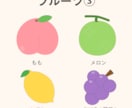 色々な場面で使えるフルーツ素材文字入れます すぐに使える文字入れ素材セット イメージ5