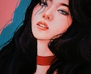 アナログ独特の現代アート的女の子イラストを描きます アナログ感のあるアイコンや似顔絵を御希望の方への特別版です イメージ4