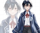 オリジナルキャラクターの立ち絵制作します 短納期◎高画質◎商用利用可◎衣装デザインのみ可◎ イメージ3