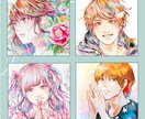 透明水彩でオリジナルアイコンお描きします カラフルにもクールにも/原画お送りも可能/インテリアにも☺︎ イメージ3