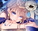 アイコン・歌ってみた・Live2D立ち絵等描きます ちびキャラや配信用イラスト等、幅広く制作しています！ イメージ1