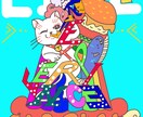 あなたのペットを絵本風イラストにします あなたのペットを絵本の可愛すぎる世界の主役に イメージ7